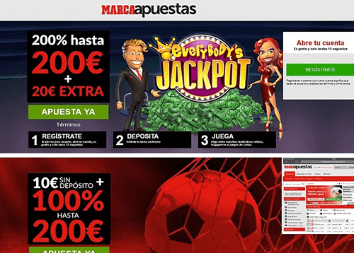 marca apuestas casino bonos